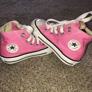 Converse pink size 4 high top